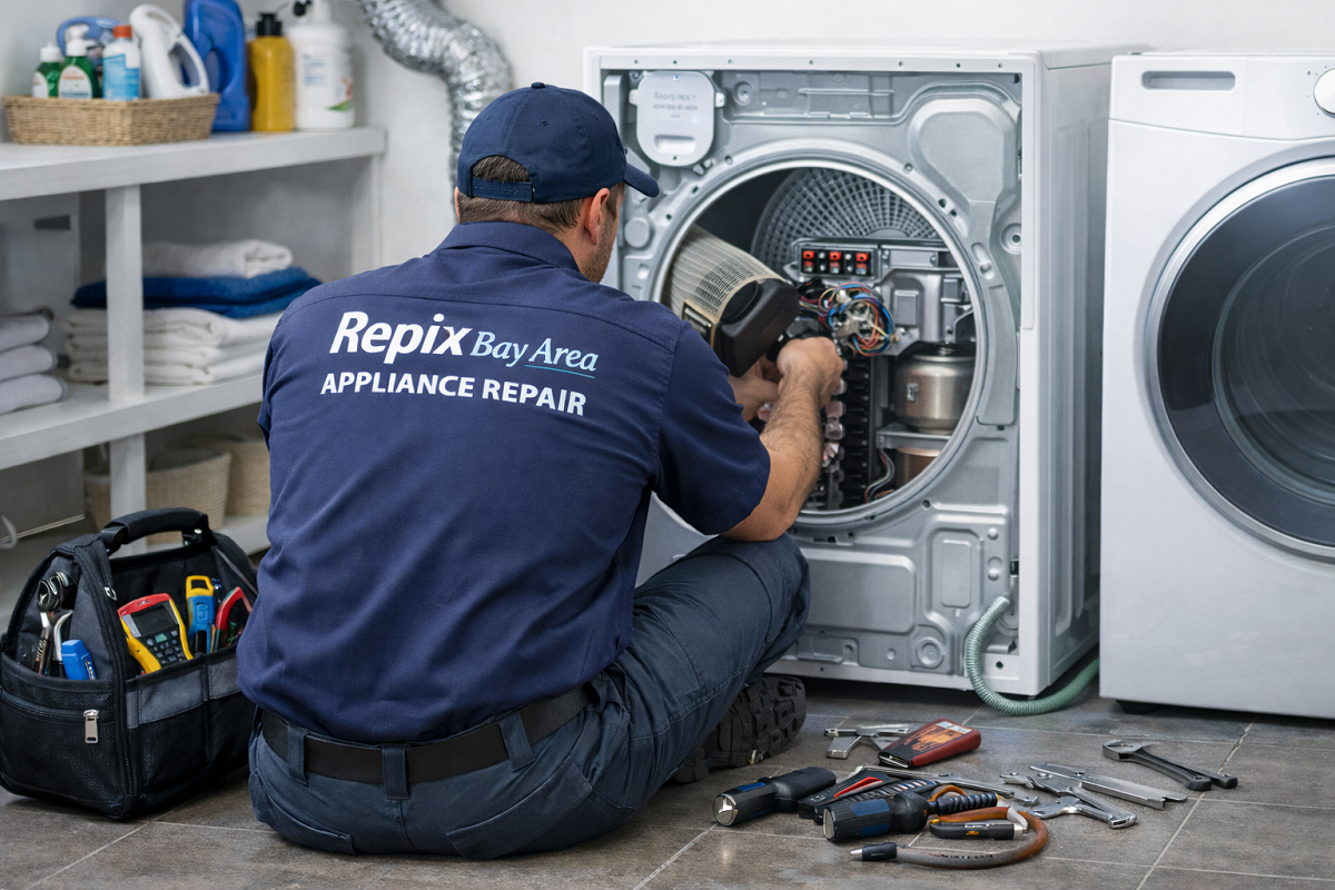 Dryer Repair in the Bay Area by Repix Bay Area